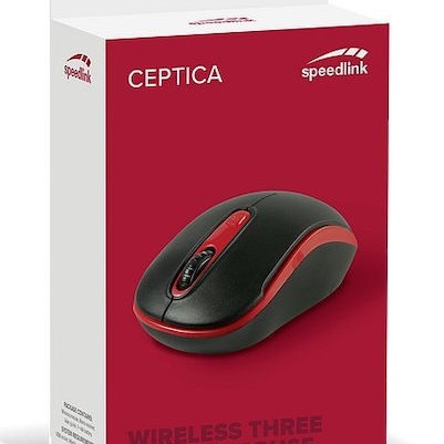 SpeedLink Ceptica Ασύρματο Ποντίκι Κόκκινο
