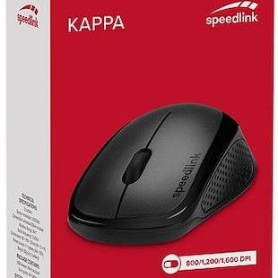 SpeedLink Kappa Ασύρματο Ποντίκι Μαύρο