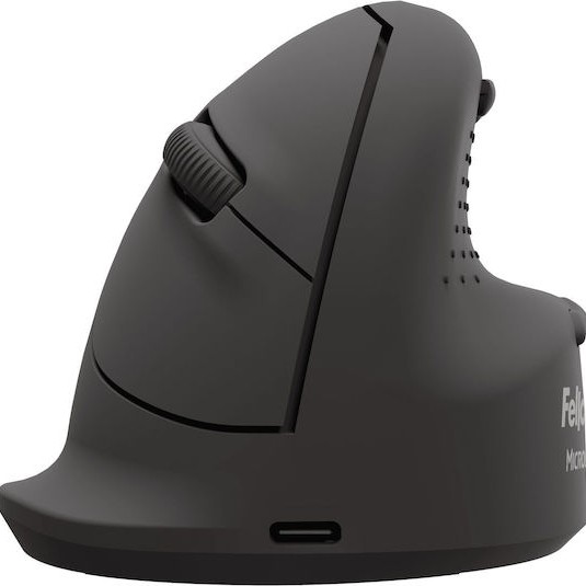 Fellowes Breyta Plus+ Ασύρματο Εργονομικό Bluetooth Vertical Ποντίκι Μαύρο