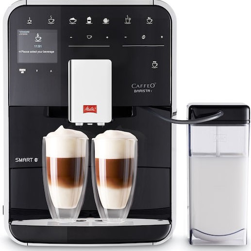 Melitta T Smart F83/0-102 Αυτόματη Μηχανή Espresso 1450W Πίεσης 15bar για Cappuccino με Μύλο και Wi-Fi Μαύρη