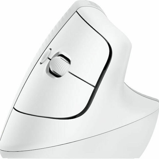 Logitech Lift for Business Ασύρματο Εργονομικό Bluetooth Vertical Ποντίκι Off-White