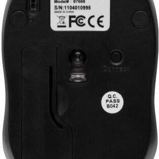 Verbatim Go Nano Ασύρματο Mini Ποντίκι Μαύρο