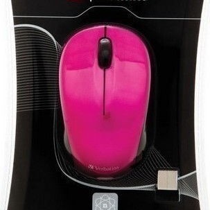 Verbatim Go Nano Ασύρματο Mini Ποντίκι Φούξια