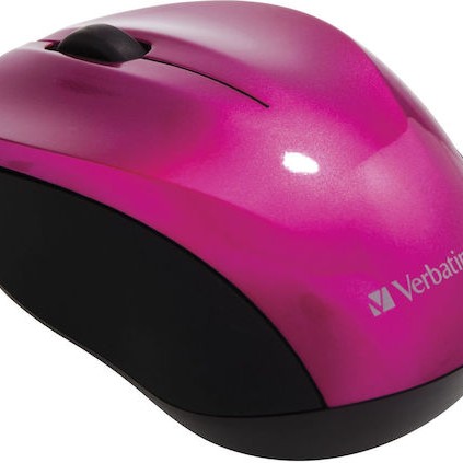 Verbatim Go Nano Ασύρματο Mini Ποντίκι Φούξια