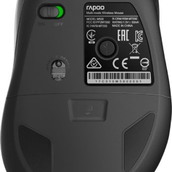 Rapoo M500 Ασύρματο Bluetooth Ποντίκι Μαύρο