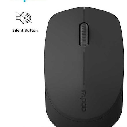 Rapoo M100 Silent Ασύρματο Bluetooth Ποντίκι Μαύρο