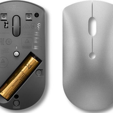 Lenovo 600 Bluetooth Silent Mouse Ασύρματο Ποντίκι Ασημί