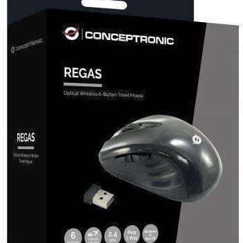 Conceptronic C08-269 Ασύρματο Mini Ποντίκι Γκρι