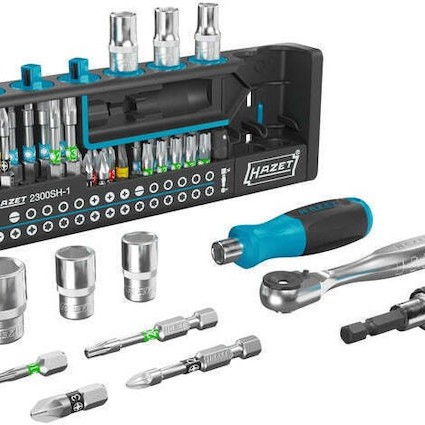 Hazet Καρυδάκια με Καρέ Υποδοχής 1/4