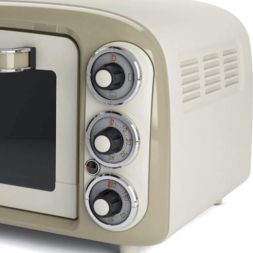 Ariete Ηλεκτρικό Φουρνάκι 18lt Χωρίς Εστίες Beige