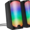 SpeedLink Tonos Ηχεία Υπολογιστή 2.0 με RGB Φωτισμό και Ισχύ 12W σε Μαύρο Χρώμα