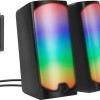 SpeedLink Tonos Ηχεία Υπολογιστή 2.0 με RGB Φωτισμό και Ισχύ 12W σε Μαύρο Χρώμα