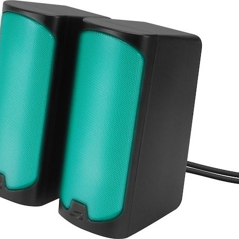 SpeedLink Tonos Ηχεία Υπολογιστή 2.0 με RGB Φωτισμό και Ισχύ 12W σε Μαύρο Χρώμα