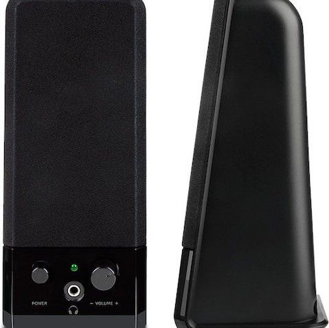 SpeedLink SL-8004-BK Ηχεία Υπολογιστή 2.0 με Ισχύ 5W Μαύρα