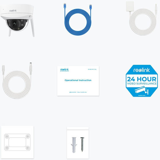 Reolink IP Κάμερα Παρακολούθησης 4K Αδιάβροχη με Αμφίδρομη Επικοινωνία και Φακό 2.7-13.5mm