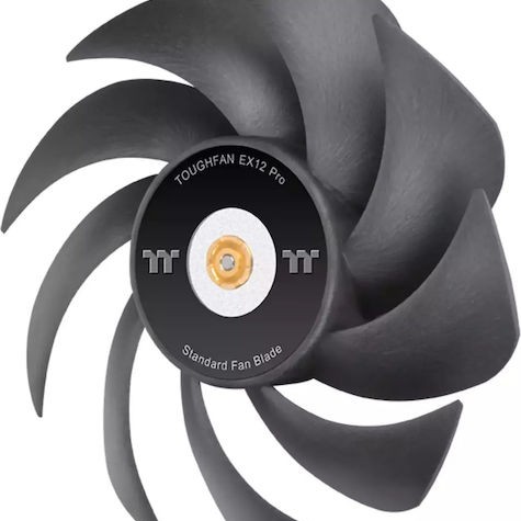 Thermaltake ToughFan EX12 Pro Case Fan 120mm με Κόκκινο Φωτισμό και Σύνδεση 4-Pin Molex 3τμχ