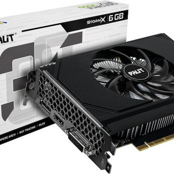Palit GeForce RTX 3050 6GB GDDR6 StormX Κάρτα Γραφικών
