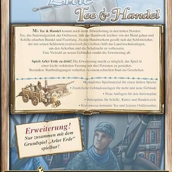 Επιτραπέζιο Παιχνίδι Arler Earth Tea & Trade Feuerland για 1-3 Παίκτες 14+ Ετών (GER)