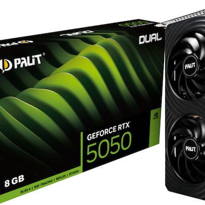 Palit GeForce RTX 5050 8GB GDDR6 Dual Κάρτα Γραφικών