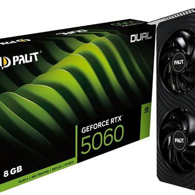 Palit GeForce RTX 5060 8GB GDDR7 Dual Κάρτα Γραφικών