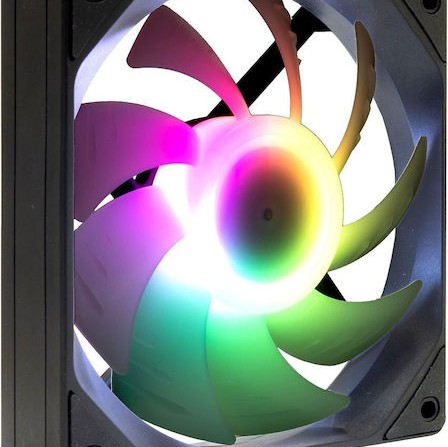 Inter-Tech ES-011 Case Fan 120mm με RGB Φωτισμό και Σύνδεση 4-Pin PWM