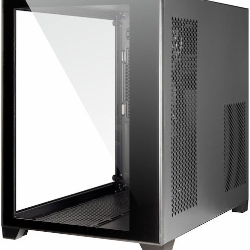 Inter-Tech C-501 Aspect Gaming Mini Tower Κουτί Υπολογιστή με Πλαϊνό Παράθυρο Μαύρο