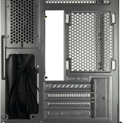 Inter-Tech C-501 Aspect Gaming Mini Tower Κουτί Υπολογιστή με Πλαϊνό Παράθυρο Μαύρο