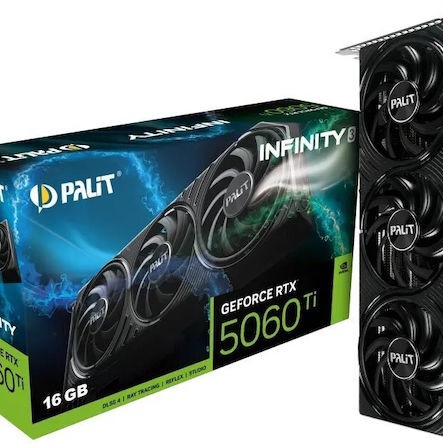 Palit GeForce RTX 5060 Ti 16GB GDDR7 Infinity 3 Κάρτα Γραφικών