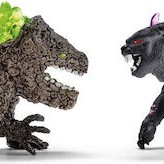 Schleich-S Παιχνίδι Μινιατούρα Shadow Lynx Vs Rock για 6+ Ετών 18εκ.