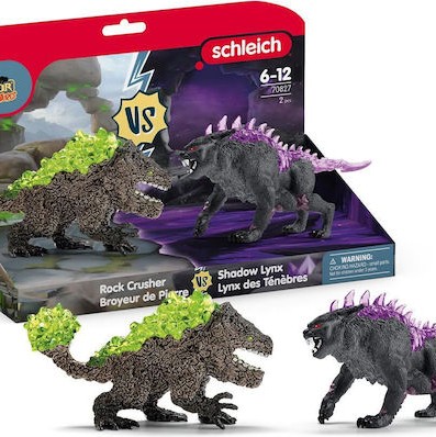 Schleich-S Παιχνίδι Μινιατούρα Shadow Lynx Vs Rock για 6+ Ετών 18εκ.