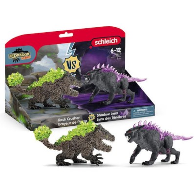 Schleich-S Παιχνίδι Μινιατούρα Shadow Lynx Vs Rock για 6+ Ετών 18εκ.