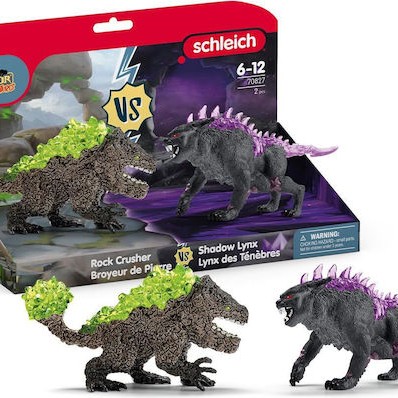 Schleich-S Παιχνίδι Μινιατούρα Shadow Lynx Vs Rock για 6+ Ετών 18εκ.