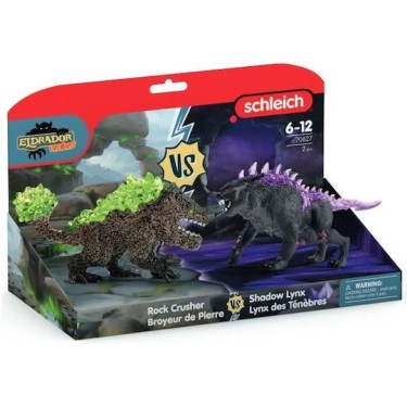 Schleich-S Παιχνίδι Μινιατούρα Shadow Lynx Vs Rock για 6+ Ετών 18εκ.