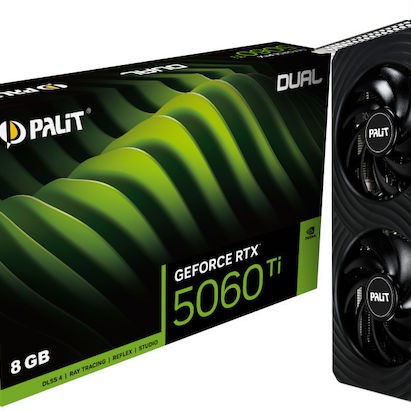 Palit GeForce RTX 5060 Ti 8GB GDDR7 Dual Κάρτα Γραφικών