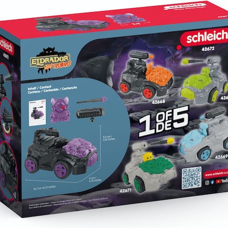 Schleich-S Τουβλάκια Eldrador Creatures Shadow-Crashmobile για 6 - 12 Ετών 17τμχ