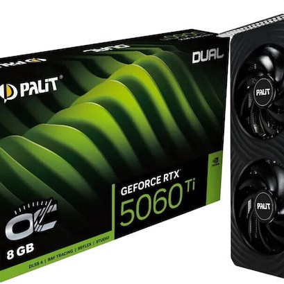 Palit GeForce RTX 5060 Ti 8GB GDDR7 Dual OC Κάρτα Γραφικών