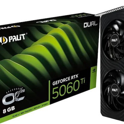 Palit GeForce RTX 5060 Ti 8GB GDDR7 Dual OC Κάρτα Γραφικών