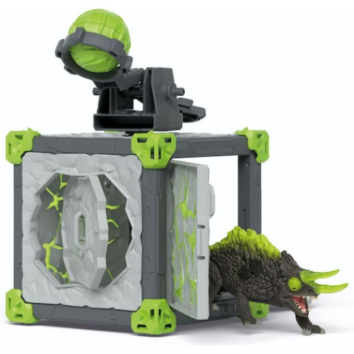 Schleich-S Παιχνίδι Μινιατούρα Battlecave Stone Chameleon Γκρι