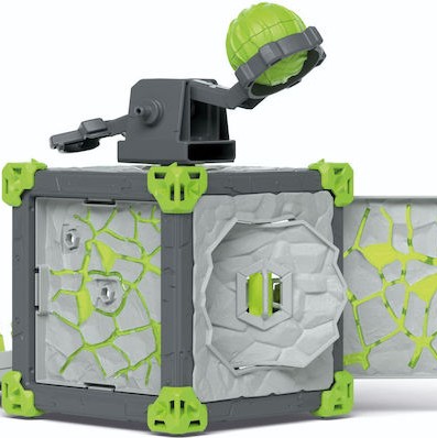 Schleich-S Παιχνίδι Μινιατούρα Battlecave Stone Chameleon Γκρι