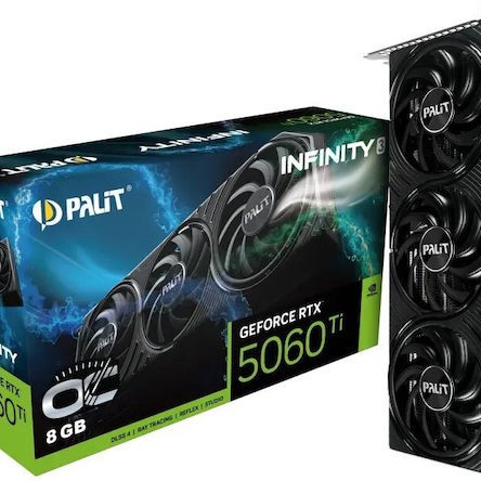 Palit GeForce RTX 5060 Ti 8GB GDDR7 Infinity 3 OC Κάρτα Γραφικών