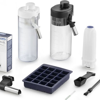 De'Longhi Eletta Explore Αυτόματη Μηχανή Espresso 1450W Πίεσης 19bar για Cappuccino με Μύλο Άλεσης Ασημί