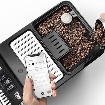 De'Longhi Eletta Explore Αυτόματη Μηχανή Espresso 1450W Πίεσης 19bar για Cappuccino με Μύλο Άλεσης Ασημί