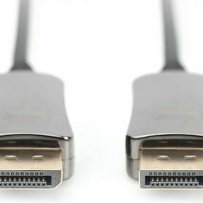 Digitus Cable DisplayPort male - DisplayPort male 30m Μαύρο (AK-340107-300-S)