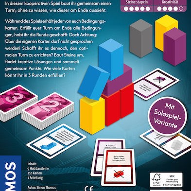 Επιτραπέζιο Παιχνίδι TowerBrix για 1-6 Παίκτες 10+ Ετών (EN) Kosmos