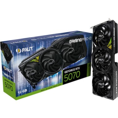 Palit GeForce RTX 5070 12GB GDDR7 GamingPro-S Κάρτα Γραφικών
