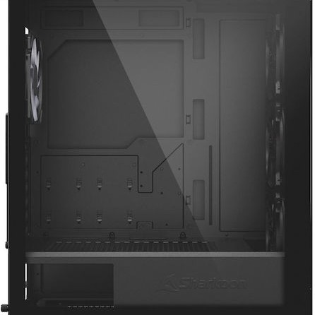 Sharkoon VK2 RGB Midi Tower Κουτί Υπολογιστή με Πλαϊνό Παράθυρο Μαύρο