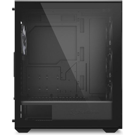 Sharkoon VK3 RGB Midi Tower Κουτί Υπολογιστή με Πλαϊνό Παράθυρο Μαύρο