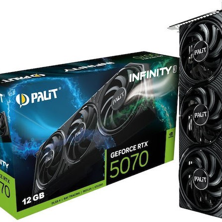 Palit GeForce RTX 5070 12GB GDDR7 Infinity 3 Κάρτα Γραφικών