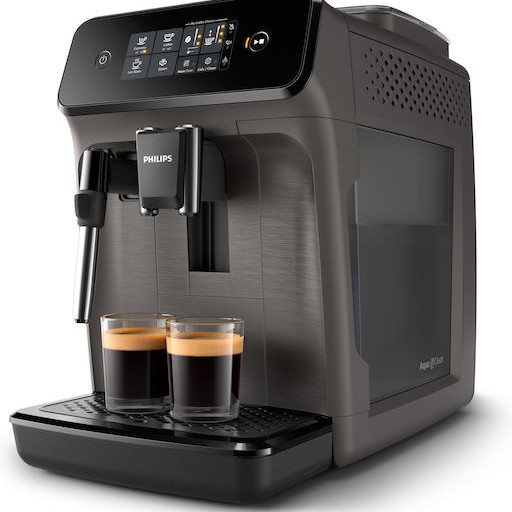 Philips Series 1200 Αυτόματη Μηχανή Espresso 1500W Πίεσης 15bar με Μύλο Άλεσης Μαύρη