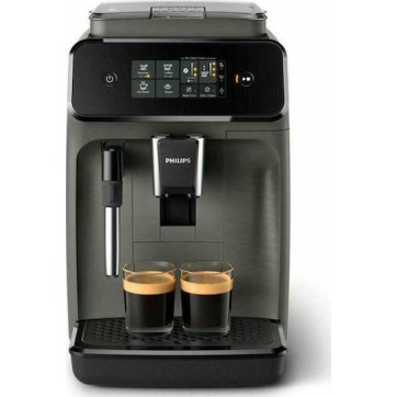 Philips Series 1200 Αυτόματη Μηχανή Espresso 1500W Πίεσης 15bar με Μύλο Άλεσης Μαύρη